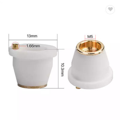 D13mm Alumina van de de Houdersvezel van de Laserpijp de Laserdelen M5 Draad