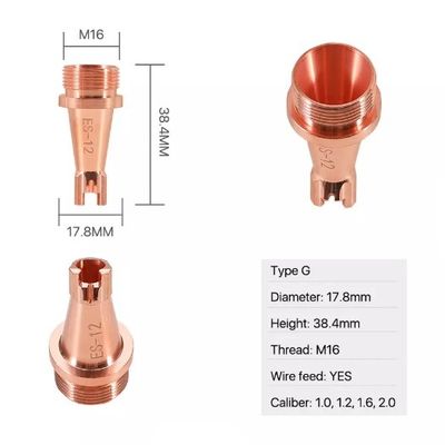 Van de Lassersnozzles for fiber van de M16d17.8 Laser de Machine van het de Laserlassen